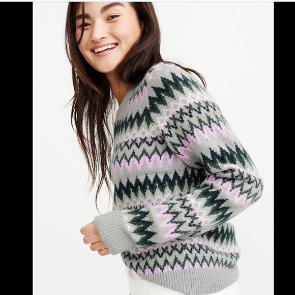 Abercrombie & Fitch Sweaters - NEW! abercrombie & fitch chevron sweater